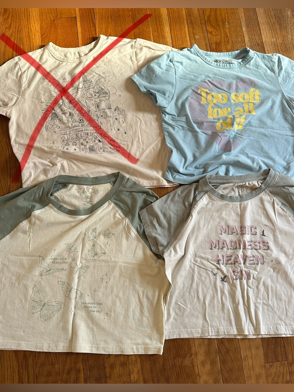 Taylor Swift Cropped Baby Tees